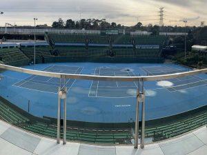 Stainless steel handrails installed at Kooyong Lawn Tennis Club by Mechcon.