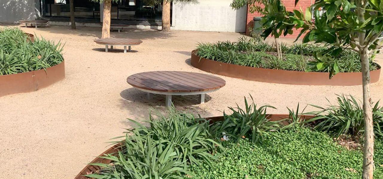 Melbourne outdoor furniture, garden benches, park benches, street furniture Melbourne