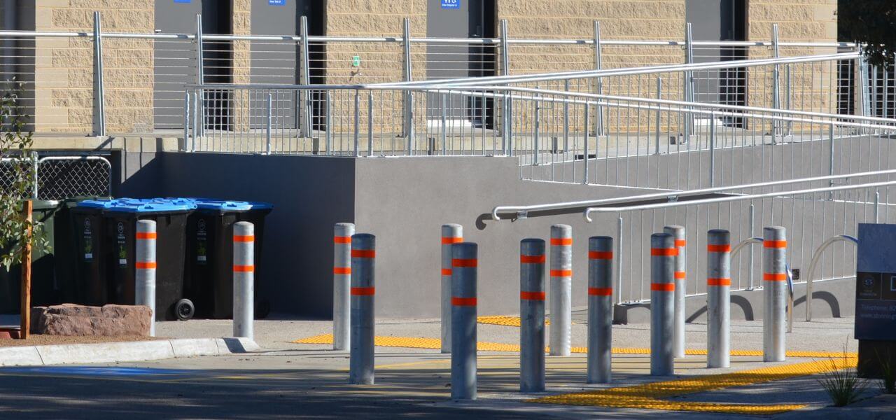 bollards, safety barriers Melbourne, metal bollards, warehouse bollards, heavy duty safety bollards Melbourne