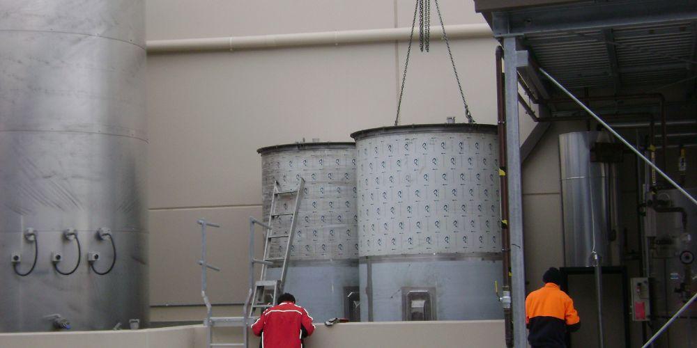 stainless steel drums, ss steel drums, stainless steel fab Melbourne, stainless steel fabrication, installation of stainless steel tanks