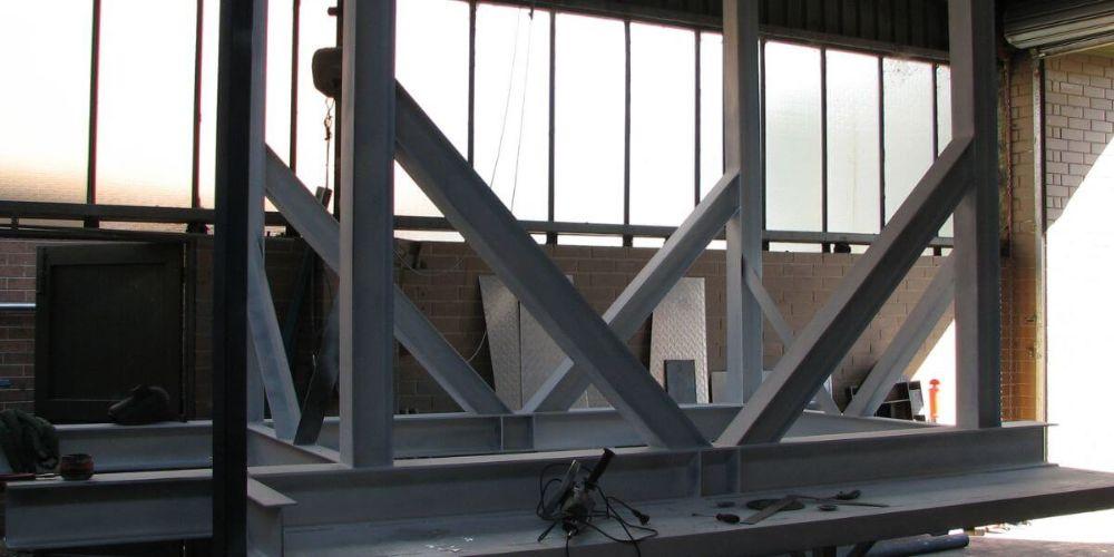 steel fabricating workshop, steel fabricator project, Melbourne steel fabrication, skid frames