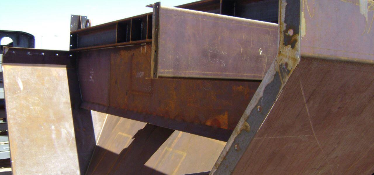 heavy duty hopper, steel fabrication Melbourne, fabricated hopper, steel hopper