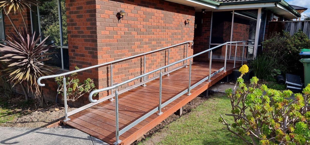 High quality stainless steel handrails, safety handrails outdoors, stainless handrails