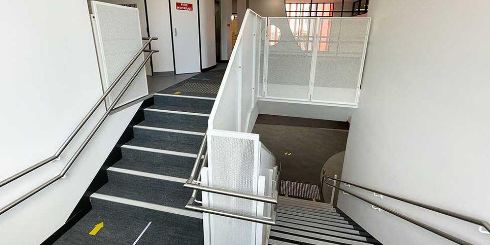 Stainless steel handrails, safety rails in Heathdale Christian College